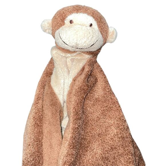 Angel Dear Monkey Lovey Plush Security Blanket Baby Nursery Stuffed Animal 12” - Picture 1 of 9